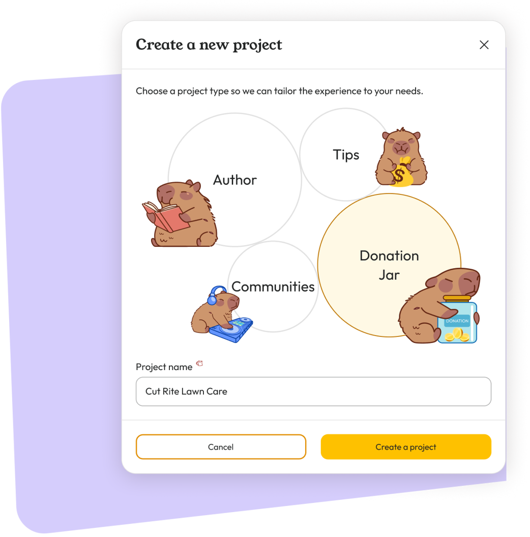 How it works - Create a new project